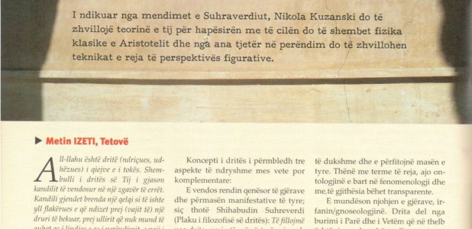 METIN IZETI: DRITA  NË ESTETIKËN ISLAME