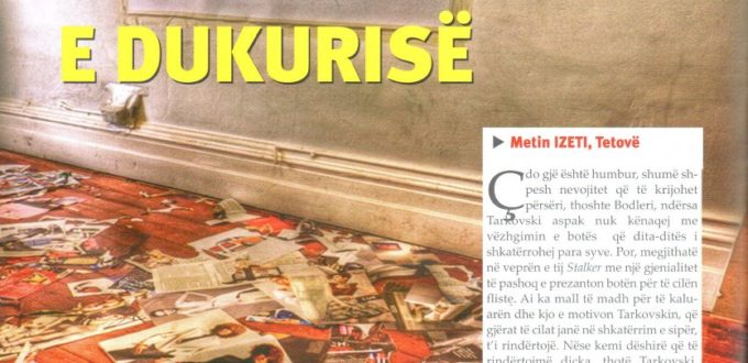 METIN IZETI: ARTI DUKURI E TË VËRTETËS OSE E VËRTETA E DUKURISË